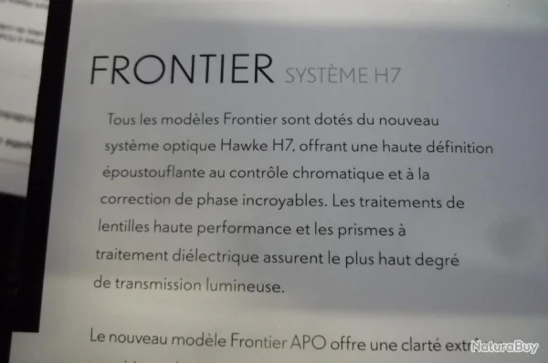 grande surprise Jumelles HAWKE FRONTIER Apo 1