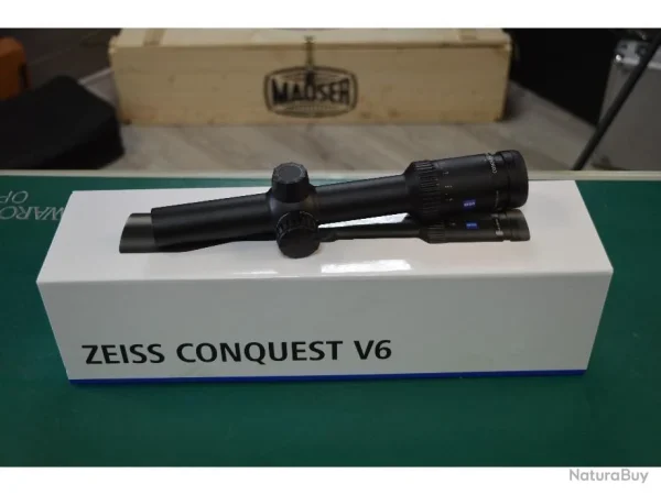 LUNETTE ZEISS CONQUEST V6 1.1-6×24 à Rail RÉTICULE LUMINEUX NEUVE achat pas cher 1