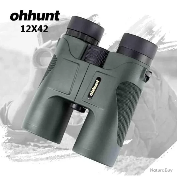 OHHUNT Jumelles 12X42 Prisme BAK4 – ENCHERES PAS DE PRIX DE RESERVE !! à prix imbattables 1
