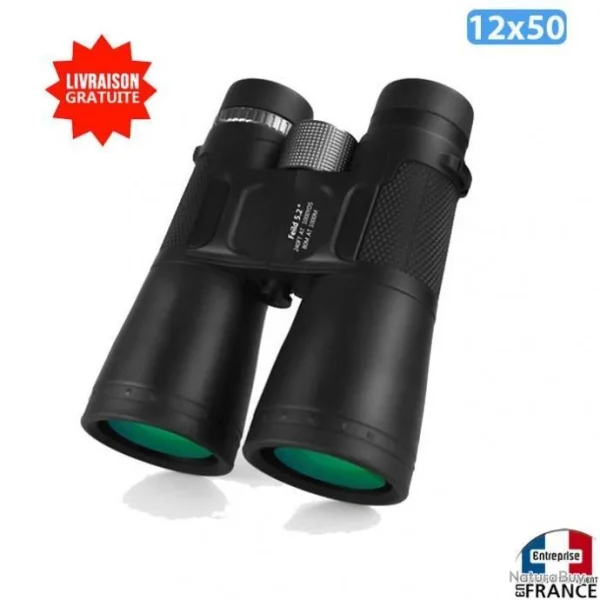 Brightsky Petite Paire De Jumelles De Poche Compact Robuste Réglable 12×50 Puissante à prix promos 1