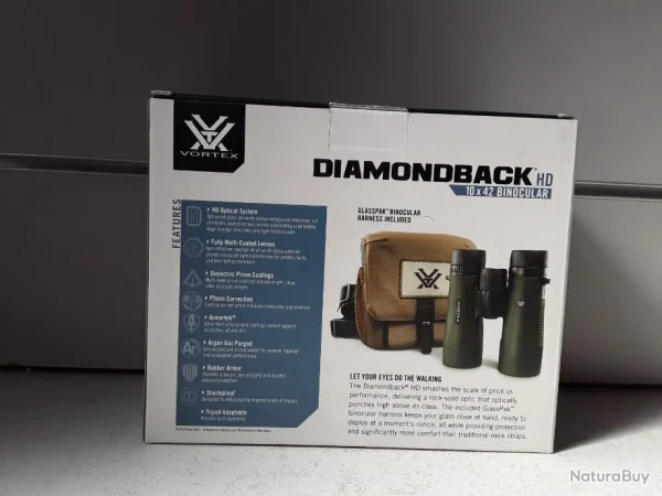 Vortex Optics 8299 PAIRES DE JUMELLES VORTEX DIAMONDBACK 10×42 NEUF acheter en ligne 3