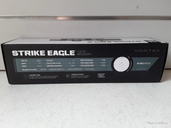 Meilleur Prix Vortex Optics 8300 LUNETTE VORTEX STRIKE EAGLE 1-8X24 NEUF 3