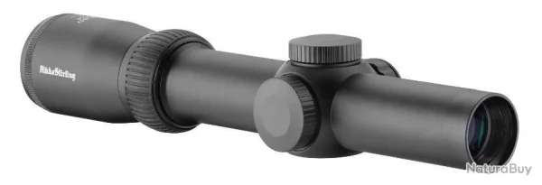 nouveau produit Nikko Stirling Lunette Battue Nikko-Stirling De Visée 1-4 X 24, Reticule 4A + 2 Colliers Warne Acier Bas 3