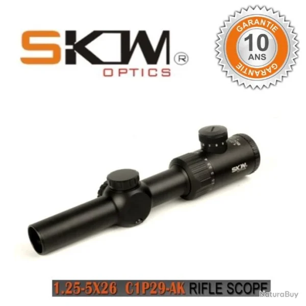 magasin solde SKM Lunette Skowoptique 1.25-5×26 -GARANTIE 3 ANS-HIGHT QUALITY – LIVRAISON GRATUITE !! 3