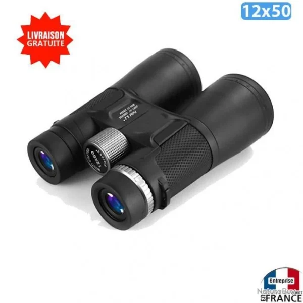 Brightsky Petite Paire De Jumelles De Poche Compact Robuste Réglable 12×50 Puissante à prix promos 3
