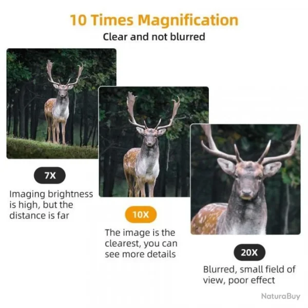 offre spéciale Moge Jumelles HD 100X22 Professionnel Optique BAK4 Étanche Camping Chasse Télescope Binoculaire Neuf 4