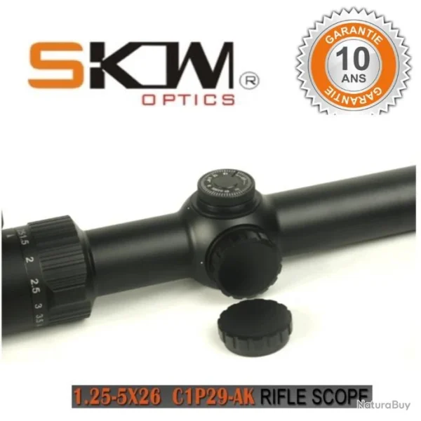 magasin solde SKM Lunette Skowoptique 1.25-5×26 -GARANTIE 3 ANS-HIGHT QUALITY – LIVRAISON GRATUITE !! 4