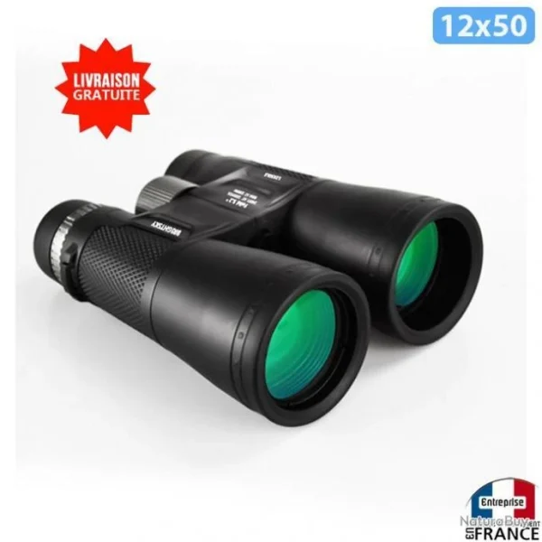 Brightsky Petite Paire De Jumelles De Poche Compact Robuste Réglable 12×50 Puissante à prix promos 4