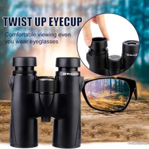 Vente Svbony SV47 Jumelles 8×42 Bak4 HD Étanches Lentille FMC Prisme Bak-4 Binoculars Sac Souple 13