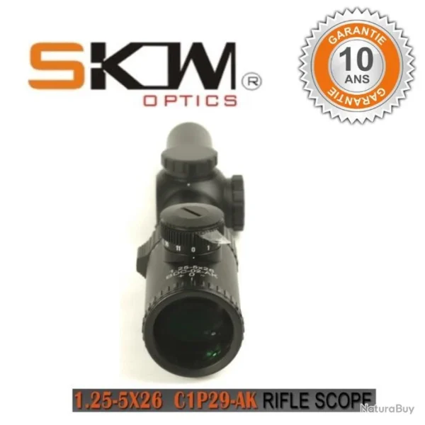 magasin solde SKM Lunette Skowoptique 1.25-5×26 -GARANTIE 3 ANS-HIGHT QUALITY – LIVRAISON GRATUITE !! 5