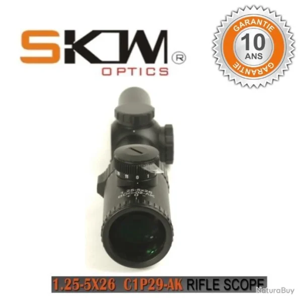 marque pas cher SKM Lunette Skowoptique 1.25-5×26 -GARANTIE 3 ANS-HIGHT QUALITY – LIVRAISON OFFERTE !! 5