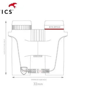 soldes pas cher Kite Optics Jumelles KITE Falco 10×32 12