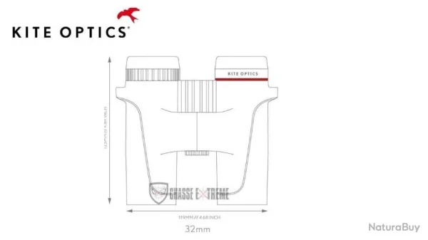 soldes pas cher Kite Optics Jumelles KITE Falco 10×32 5
