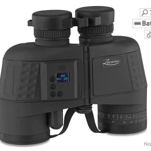 Zavarius Jumelle Militaire Marine Ecran OLED Boussole Altimètre Thermomètre 7×50 Prisme Porro Etanche Qualité pas cher 15