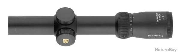 nouveau produit Nikko Stirling Lunette Battue Nikko-Stirling De Visée 1-4 X 24, Reticule 4A + 2 Colliers Warne Acier Bas 6