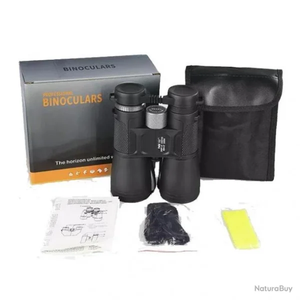 Brightsky Petite Paire De Jumelles De Poche Compact Robuste Réglable 12×50 Puissante à prix promos 6