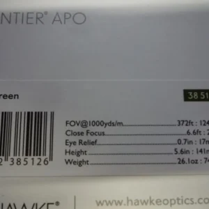 grande surprise Jumelles HAWKE FRONTIER Apo 21