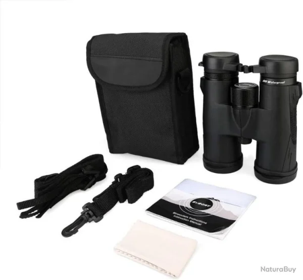 Vente Svbony SV47 Jumelles 8×42 Bak4 HD Étanches Lentille FMC Prisme Bak-4 Binoculars Sac Souple 7