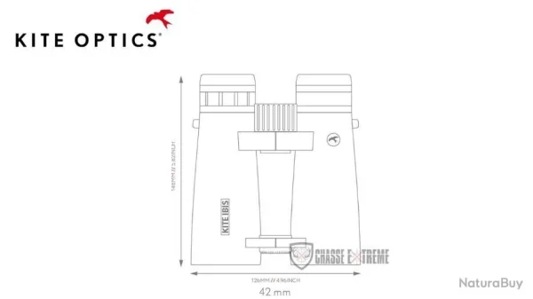 Kite Optics Jumelles KITE Ibis Ed 10×42 Vente 4