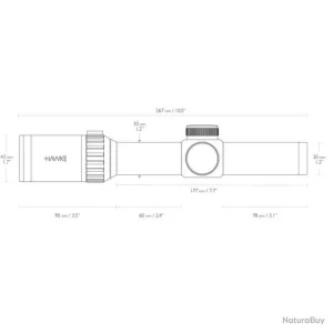 Livraison internationale Lunette HAWKE VANTAGE 1-8X24 WA IR 4A-I 13