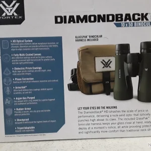 Vortex Optics 9436 JUMELLES VORTEX DIAMONDBACK HD 10X50 NEUF des prix incroyables 24