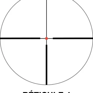 Officielle Lunette De Battue Microdot Illuminée – Réticule 4 Lum. – 1-6×24 – 1-6×24 24