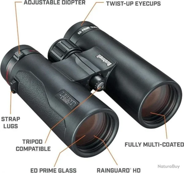 JUMELLES BUSHNELL LEGACY LEGEND L 10X42 Noire ETANCHE VISION NETTE ET LUMINEUSE mode tendance 11