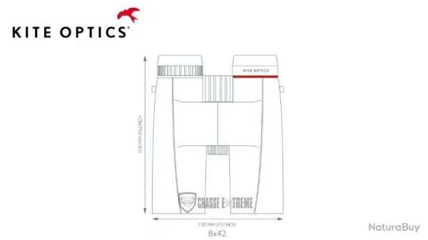 Kite Optics Jumelles KITE Ursus 8×42 soldes officiel 3